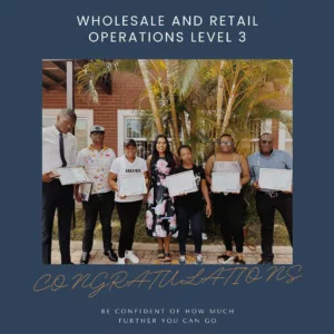 Bconsult learnership graduation day Tracey and Student